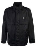 Luxury Burberry Packaway Monogram Windbreaker Black