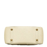 Louis Vuitton Monogram Mini Handbag Leather/Candy Dune Beige Ladies