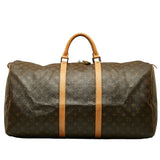 Louis Vuitton Monogram Boston Bag PVC/Leather Brown