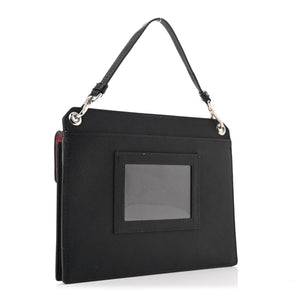 Saffiano Pradamalia Mini Bag Black Begonia