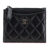 Chanel Coco Mark Matelasse Lambskin Coin  Case
