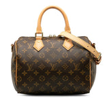 Louis Vuitton Monogram Handbag PVC/Leather Brown