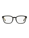 Luxury Burberry Eyewear Vintage Check Temple Square Eyeglasses Black