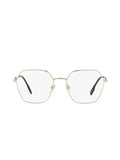 Luxury Burberry Eyewear Charley Gold Framed Eyeglasses Light Gold