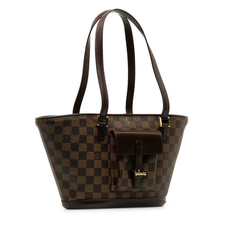 Louis Vuitton Louis Vuitton Damière Shoulder Bag PVC/Leather Brown