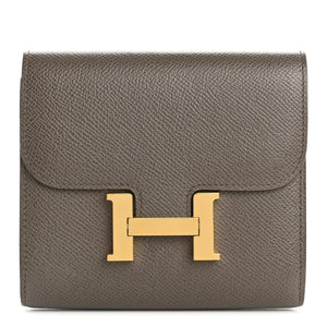 Hermes Epsom Constance Short Wallet Etoupe