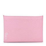 Hermes Epsom Horseshoe Calvi Card Case Mauve Sylvestre Craie