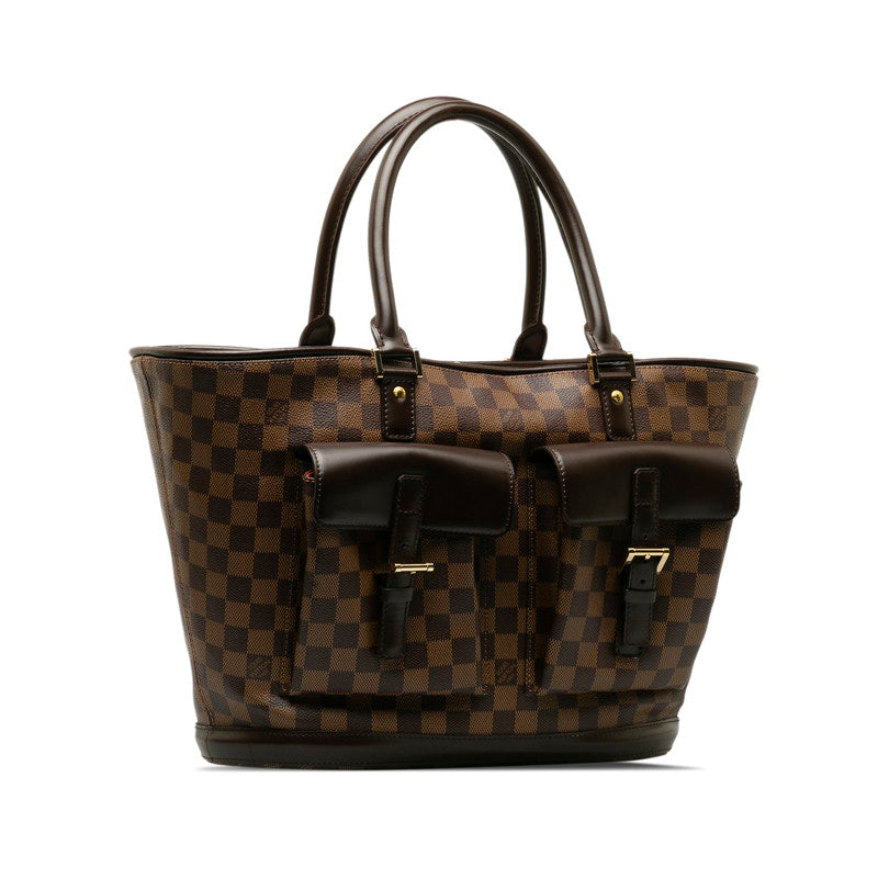 Louis Vuitton Louis Vuitton Damière Handbag PVC/Leather Brown