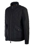Luxury Burberry Diamond Quilted Thermoregulated Jacket Black