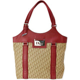 Christian Dior Street Chic Trotter Monogram Canvas Tote Bag Brown