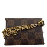 Louis Vuitton Kirigami Pochette Damier Ebene Clutch Brown