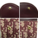 Christian Dior Saddle Oblique Crossbody Bag Burgundy