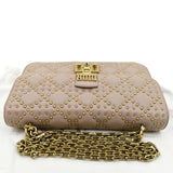 Christian Dior Dioraddict Studded Leather Crossbody Bag Light Pink