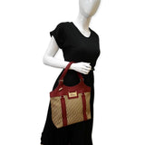 Christian Dior Street Chic Trotter Monogram Canvas Tote Bag Brown