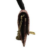 Christian Dior Saddle Oblique Crossbody Bag Burgundy