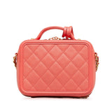 Chanel CC Filigree Caviar Skin 2way Bag