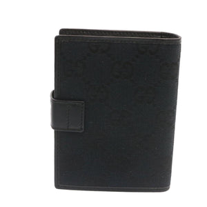 Gucci GG Canvas Mini Notebook Cover Ballpoint Pen Black ds051