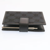 Gucci GG Canvas Mini Notebook Cover Ballpoint Pen Black ds051