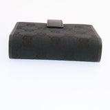 Gucci GG Canvas Mini Notebook Cover Ballpoint Pen Black ds051
