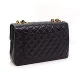Chanel Quilted Lambskin Leather Maxi Bag