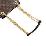 Louis Vuitton Surene BB Monogram Leather Noir Chain Shoulder Bag Black