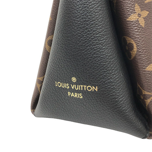 Louis Vuitton Surene BB Monogram Leather Noir Chain Shoulder Bag Black
