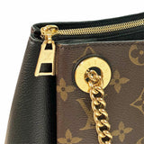 Louis Vuitton Surene BB Monogram Leather Noir Chain Shoulder Bag Black