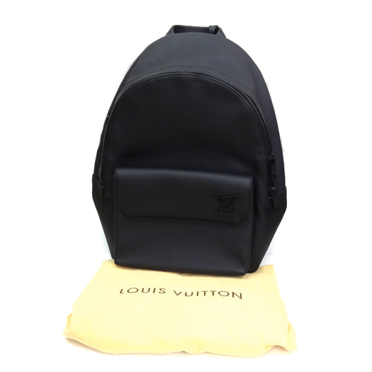 Louis Vuitton Takeoff Backpack Aerogram Grain Leather Black