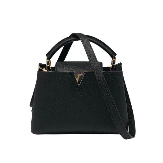 Louis Vuitton Capucines BB Taurillon Leather Noir 2way Handbag Shoulder
