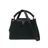 Louis Vuitton Capucines BB Taurillon Leather Noir 2way Handbag Shoulder