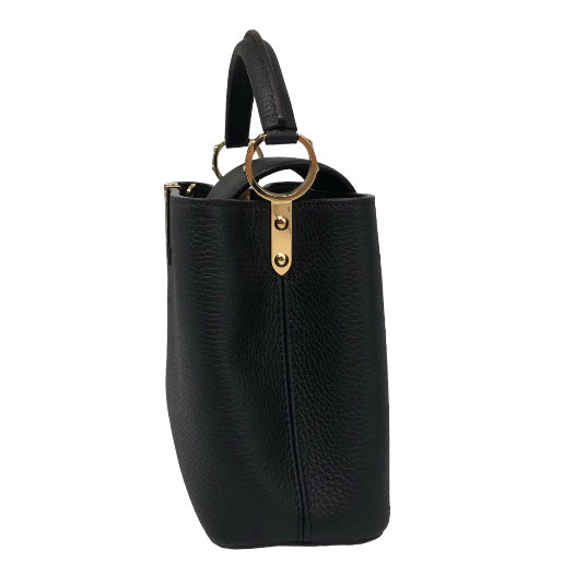Louis Vuitton Capucines BB Taurillon Leather Noir 2way Handbag Shoulder