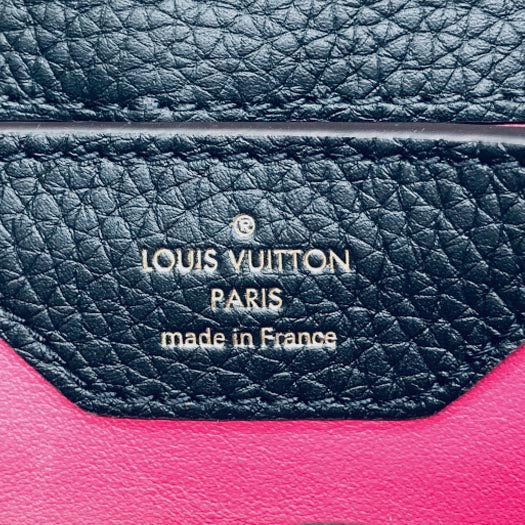 Louis Vuitton Capucines BB Taurillon Leather Noir 2way Handbag Shoulder
