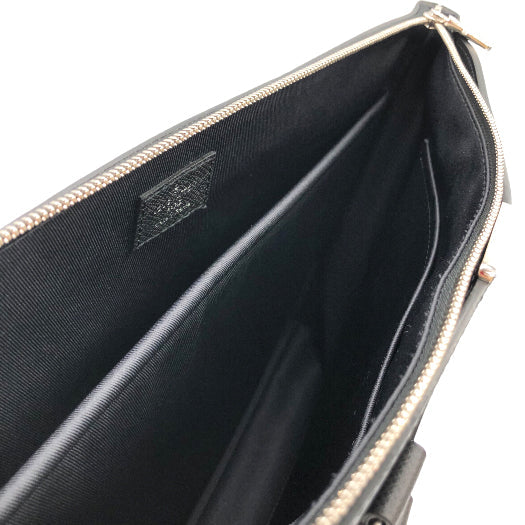 Louis Vuitton Anton Briefcase Taiga Noir Business Bag Shoulder