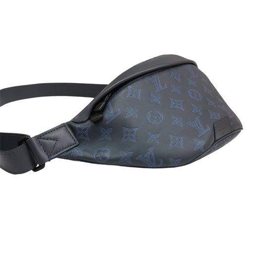 Louis Vuitton Discovery Bum Bag Monogram Shadow Navy Blue
