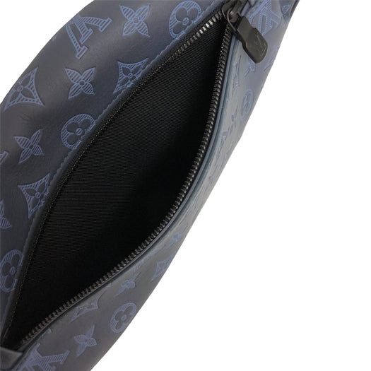 Louis Vuitton Discovery Bum Bag Monogram Shadow Navy Blue