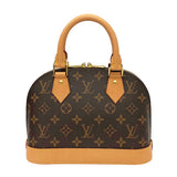 Louis Vuitton Alma BB Monogram Leather 2way Shoulder Bag Handbag
