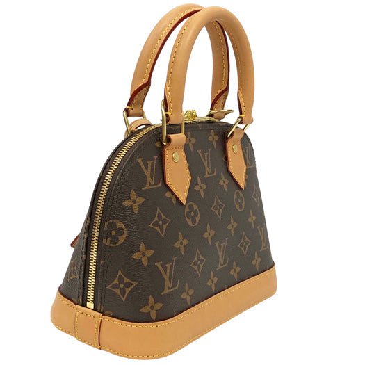 Louis Vuitton Alma BB Monogram Leather 2way Shoulder Bag Handbag