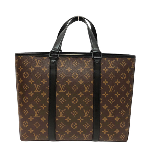 Louis Vuitton Weekend Tote PM Monogram Macassar Noir 2way Shoulder