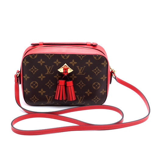 Louis Vuitton Saintonge Monogram Coquelicot Red Shoulder Bag