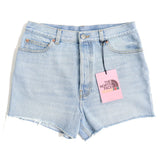 Gucci Pants Main: 100% cotton, some parts: leather Light blue mens 30