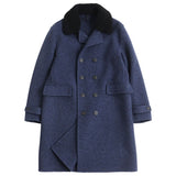 Burberry coat Outer: 100% wool, Part: 100% mouton, Lining: 100% cupra Navy mens 52