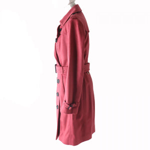 Burberry trench coat Main: 100% cashmere, part: 66% wool, part: 22% nylon pink Women 42