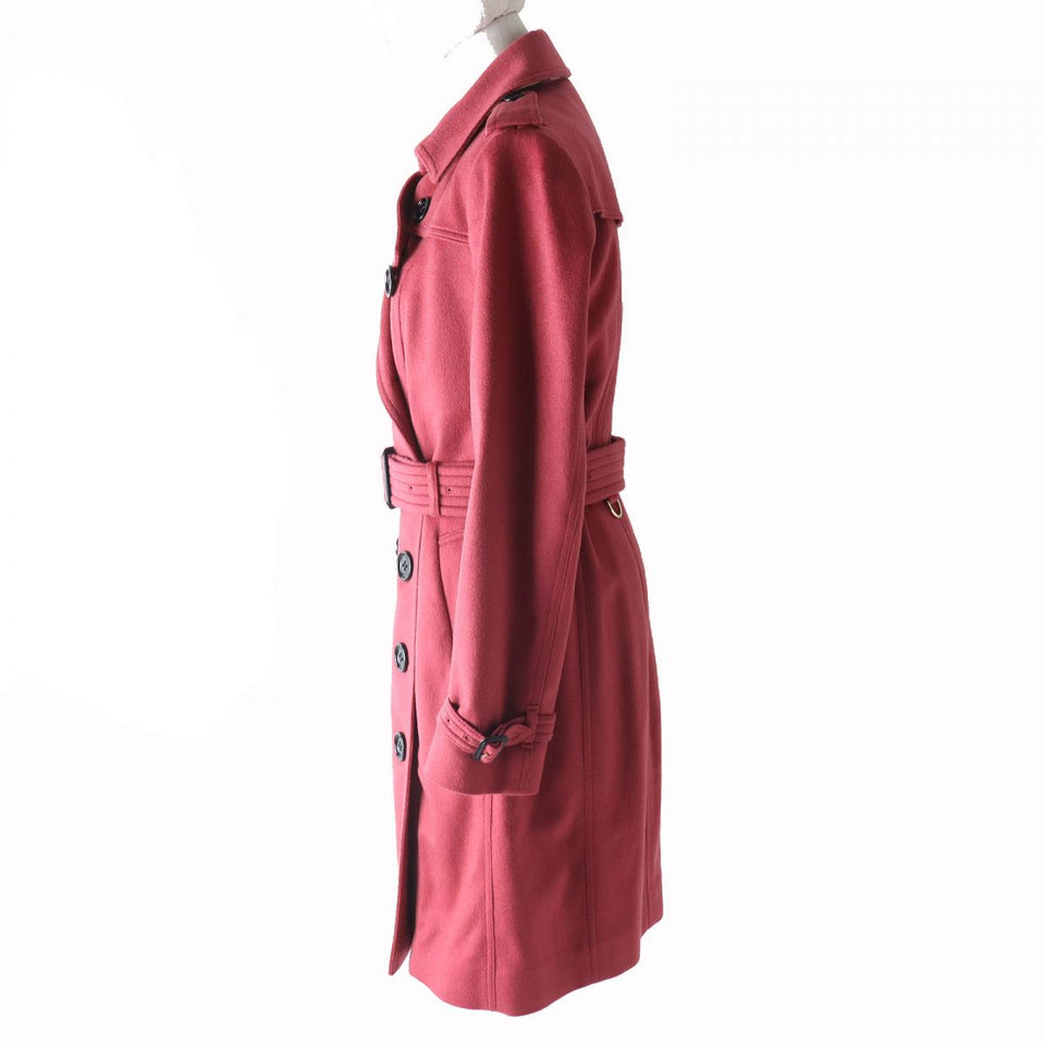 Burberry trench coat Main: 100% cashmere, part: 66% wool, part: 22% nylon pink Women 42