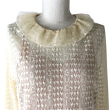 Gucci camisole Main: Cotton, Main: Nylon, Main: 76% acetate, Main: 24% silk light beige Women 44