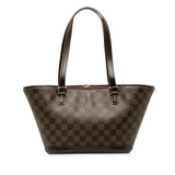 Louis Vuitton Louis Vuitton Damière Shoulder Bag PVC/Leather Brown