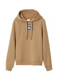 Luxury Burberry WoMen's Prosum Label Cotton Hoodie Camel