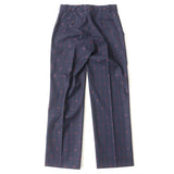 Gucci Pants Main: 99% wool, Main: 1% silk, Part: 100% polyester Navy x red Women 38