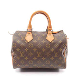 Louis Vuitton Monogram Handbag, Brown, Coated Canvas