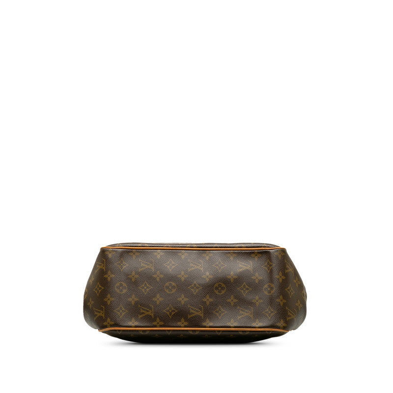 Louis Vuitton Monogram Bag Leather Brown