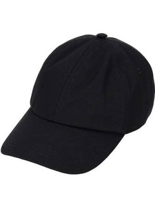 Luxury Burberry Check Lining Base Ball Cap Black